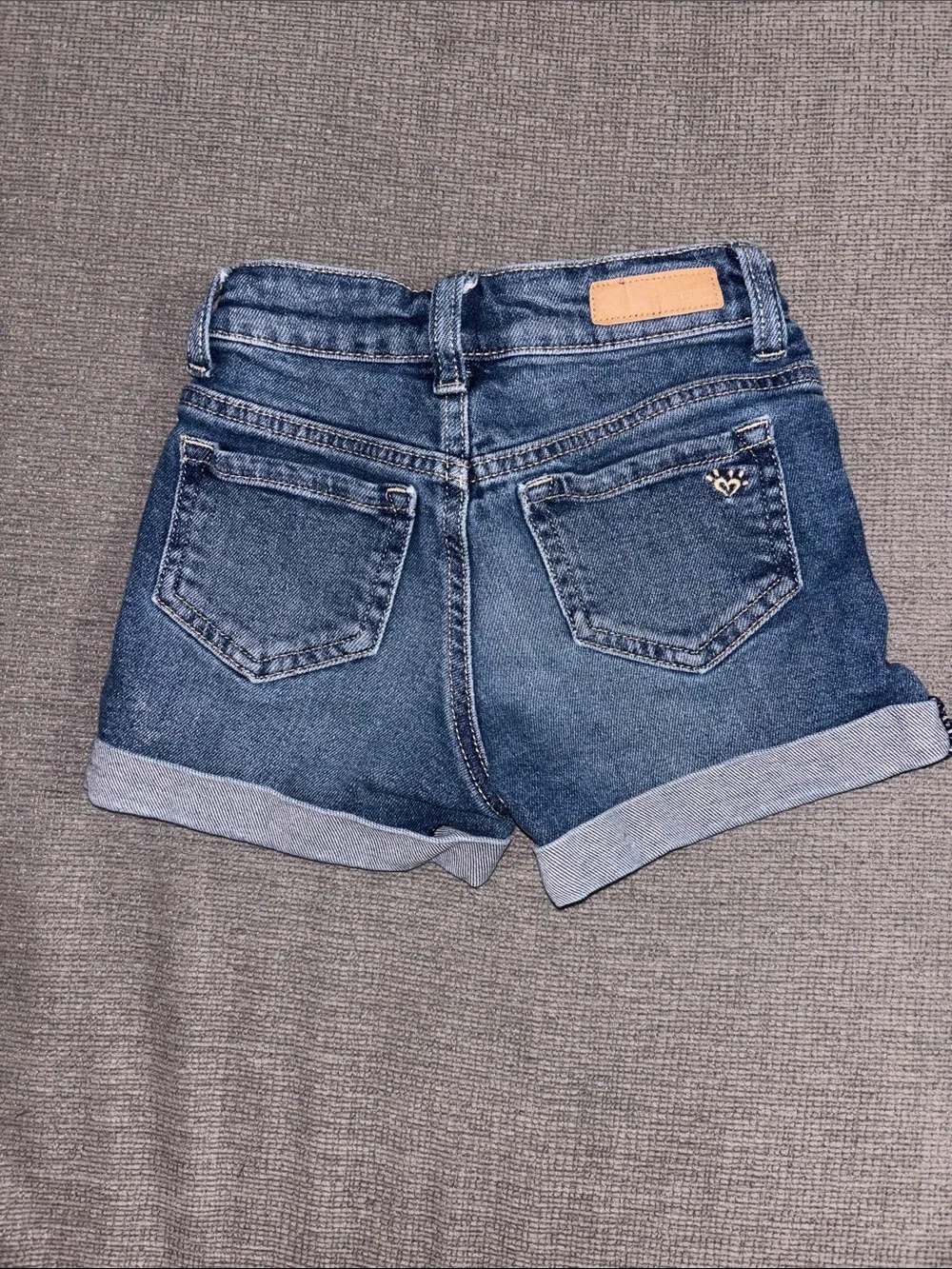 Justice girls jean shorts